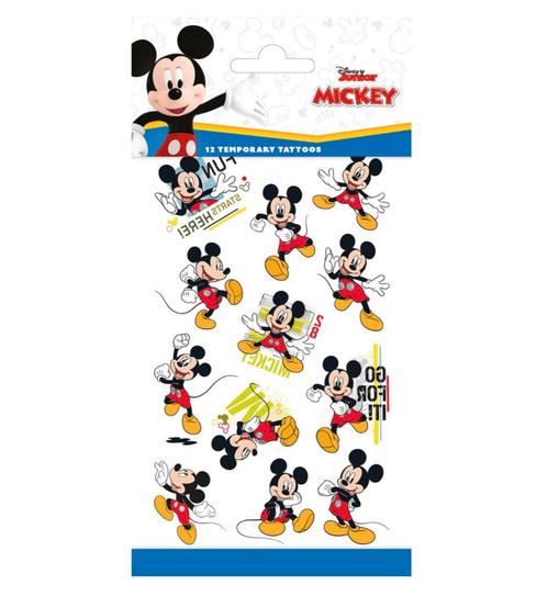 Mickey Mouse Nep Tattoos, Hobby en Vrije tijd, Feestartikelen, Nieuw, Verzenden