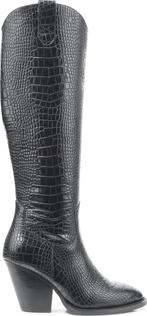 POSH by Poelman NUNA Dames Hoge Laarzen - 38 - Zwart, Verzenden, Nieuw