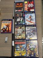 Sony - Playstation 2 (PS2) - Lot of 9 games + dongle and, Spelcomputers en Games, Nieuw