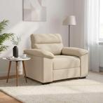 vidaXL Sofastoel Crème 100x81x84 cm Stof, Verzenden, Nieuw, Stof