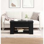 vidaXL Salontafel Zwart eiken 79 x 49 x 41 cm Bewerkt hout, Huis en Inrichting, Tafels | Salontafels, Minder dan 50 cm, Verzenden