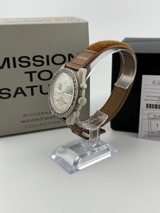 Omega x Swatch - MoonSwatch - Mission to Saturn - Zonder, Sieraden, Tassen en Uiterlijk, Horloges | Heren