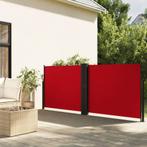 vidaXL Windscherm uittrekbaar 100x600 cm rood, Verzenden, Nieuw