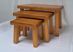 Set bijzettafels - eiken - Drie bijzettafeltjes