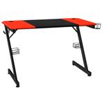 z-vormige gamingtafel computerbureau PC-tafel met bekerhoude