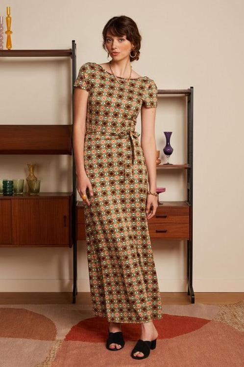 Jurken  |  King Louie   |  08736001 - Sally Maxi Dress Casey, Kleding | Dames, Jurken, Nieuw, Ophalen of Verzenden