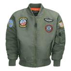 Kinder MA-1 flight jacket - Maat XXL, Verzenden, Nieuw