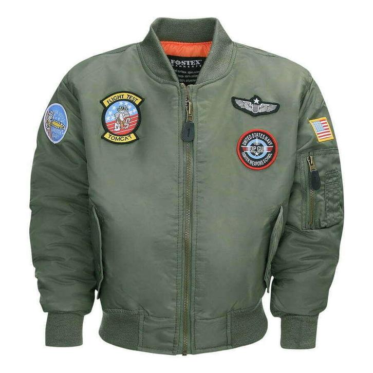 Kinder MA-1 flight jacket - Maat XXL, Kleding | Heren, Jassen | Zomer, Nieuw, Verzenden