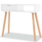 Grenen Wandtafel 80cm Wit - Stijlvol Tweedekansje! 53% Ko..., Ophalen of Verzenden, Nieuw
