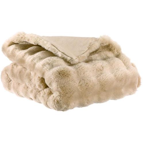 Berton Natural gerecyclede deken 130 x 160, Huis en Inrichting, Woonaccessoires | Plaids en Woondekens, Nieuw, Verzenden