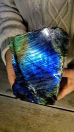 labradoriet Zilver - koningsblauw - goud - turquoise kleur -, Verzamelen, Mineralen en Fossielen