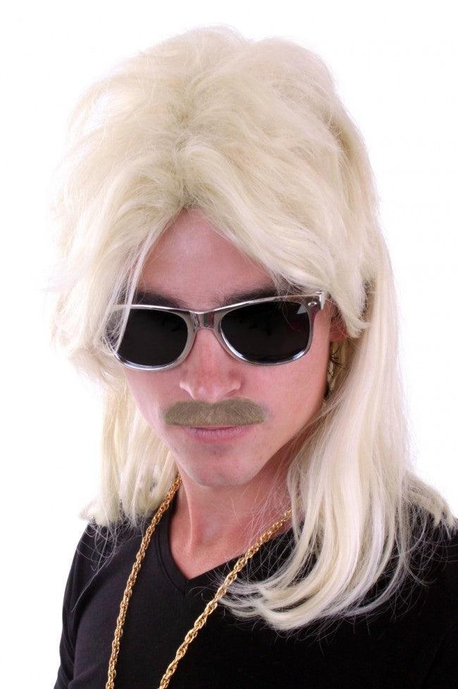 Pruik met Mat Blond, Hobby en Vrije tijd, Feestartikelen, Verzenden