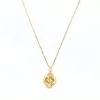 Ketting met hanger - 14 karaat Geel goud