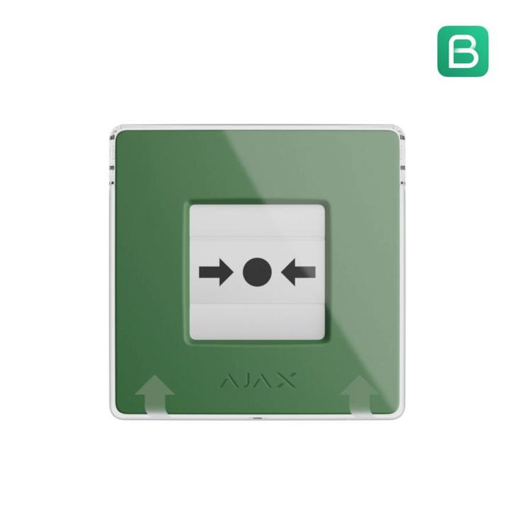 Ajax ManualCallPoint Jeweller Groen, Doe-het-zelf en Verbouw, Alarmsystemen, Verzenden