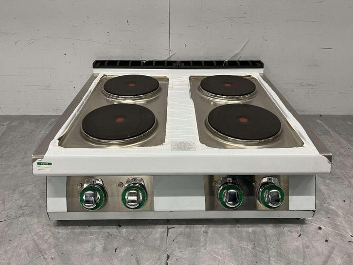 RVS RM Gastro Elektrisch fornuis kookplaat 4 pitten 400V 80, Zakelijke goederen, Horeca | Keukenapparatuur, Nieuw zonder verpakking