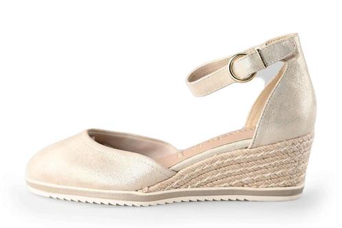 Tamaris Sandalen in maat 37 Goud | 10% extra korting, Kleding | Dames, Schoenen, Overige kleuren, Zo goed als nieuw, Sandalen of Muiltjes