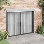 vidaXL Deurluifel 350x75 cm polycarbonaat grijs en, Verzenden, Nieuw
