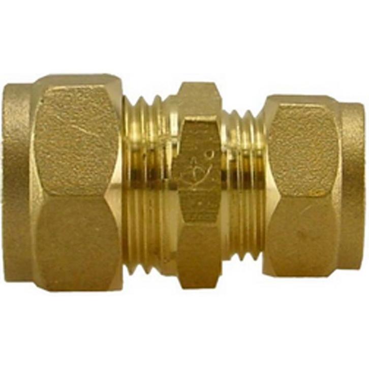 Riko P-901 Messing Knel Rechte Verloopkoppeling 28x22, Doe-het-zelf en Verbouw, Sanitair, Nieuw, Ophalen of Verzenden