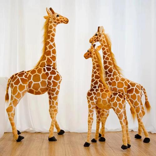 Decoratieve knuffel Giraf 80, 120 of 14 cm hoog, Kinderen en Baby's, Kraamcadeaus en Geboorteborden, Kraamcadeau, Nieuw, Verzenden