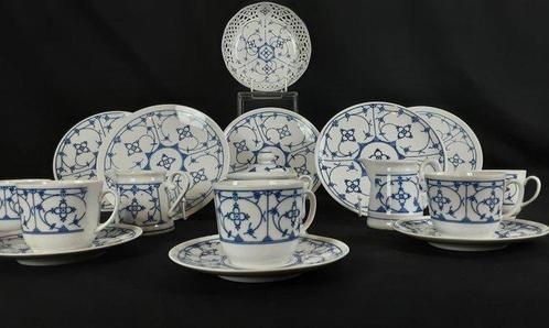 Bavaria - Bareuther - Tafelservies (18) - Indischblau -, Antiek en Kunst, Antiek | Meubels | Tafels