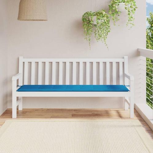 vidaXL Tuinbankkussen 180x50x3 cm oxford stof blauw, Huis en Inrichting, Woonaccessoires | Kussens, Blauw, Nieuw, Verzenden