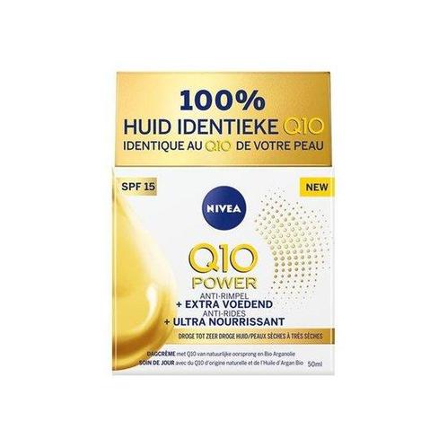 Nivea Q10 Power Anti Rimpel Extra Voedend Dagcrème 50ml, Huis en Inrichting, Schoonmaakartikelen, Verzenden