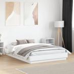 vidaXL Bedframe bewerkt hout wit 120x190 cm, Huis en Inrichting, Slaapkamer | Bedden, Verzenden, Wit, Nieuw, 190 cm of minder