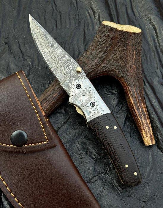 Keukenmes - Keukenmessen - Premium Damascus vouwbare zakmes, Antiek en Kunst, Antiek | Keukenbenodigdheden