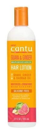 Cantu Guava & Ginger Baobab Moisturizing Hair Lotion 12oz, Sieraden, Tassen en Uiterlijk, Uiterlijk | Haarverzorging, Nieuw, Verzenden