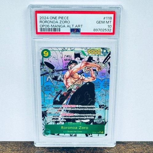 PSA - 1 Graded card - One Piece - Roronoa Zoro - Manga Alt, Hobby en Vrije tijd, Verzamelkaartspellen | Overige