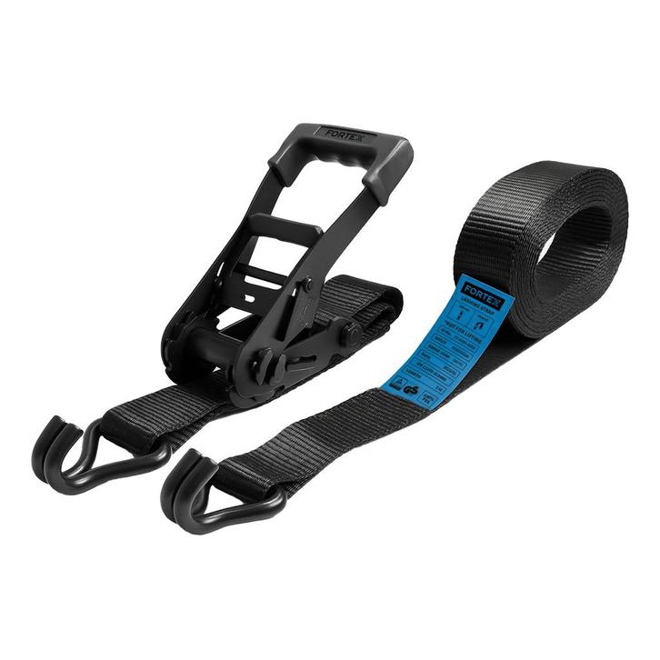FORTEX 2-delige spanband met ratel en haken - 50mm -, Muziek en Instrumenten, Licht en Laser, Verzenden