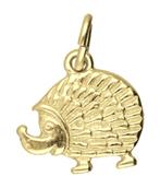 Gouden Egel massief ketting hanger, Sieraden, Tassen en Uiterlijk, Verzenden, Nieuw