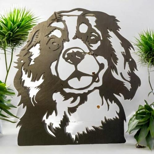 Wanddecoratie metalen Cavalier King Charles Spaniël, Tuin en Terras, Tuinwanddecoratie, Verzenden