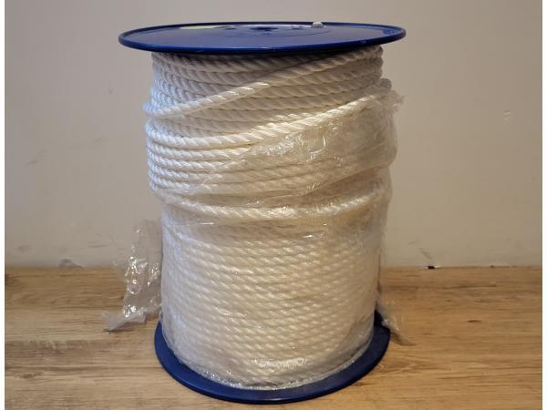 Veiling - Rol Wit landvast 10mm 200m, Watersport en Boten, Accessoires en Onderhoud