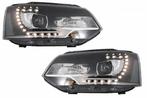 Koplampen VW T5 bus 09-15 LED Dagrijverlichting Zwart, Ophalen of Verzenden, Nieuw