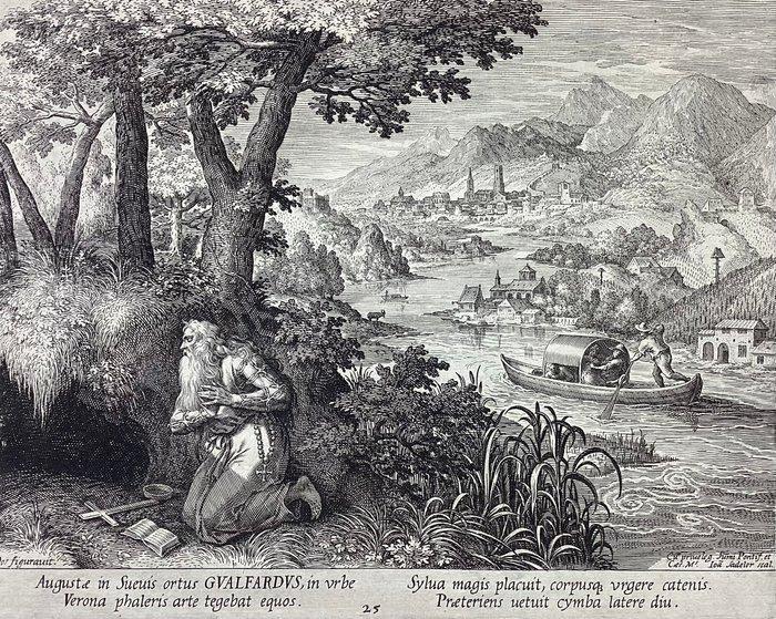 Jan Sadeler (1550-1600), after Maerten De Vos - San, Antiek en Kunst, Antiek | Overige Antiek