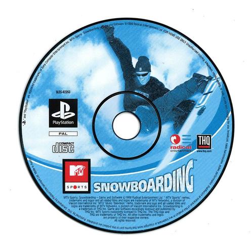 MTV Snowboarding (losse disc) (PlayStation 1), Spelcomputers en Games, Games | Sony PlayStation 1, Gebruikt, Verzenden