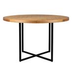 *WOONWINKEL* Ronde Eettafel Visgraat Eiken, Huis en Inrichting, Tafels | Eettafels, Verzenden, Nieuw