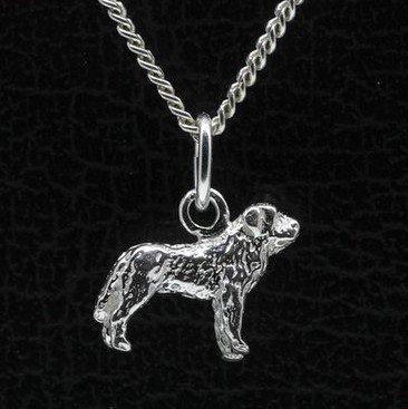 Zilveren Mastin Espagnol ketting hanger - klein, Sieraden, Tassen en Uiterlijk, Kettinghangers, Verzenden