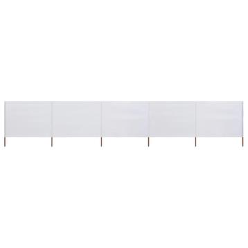 Windscherm 600cm Zandwit | Retourdeal | 40% Korting! beschikbaar voor biedingen