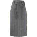 Isabel Marant Etoile • geruite wollen rok Vendel • 36, Kleding | Dames, Rokken, Verzenden, Nieuw, Maat 36 (S), Grijs