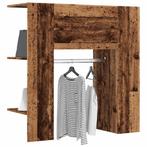 vidaXL Halmeubel 97,5x37x99 cm bewerkt hout oud houtkleurig, Verzenden, Nieuw