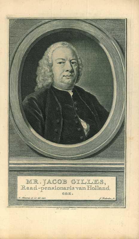 Portrait of Jacob Gilles, Antiek en Kunst, Kunst | Etsen en Gravures