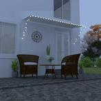 vidaXL Luifel uittrekbaar met LED 350x150 cm crème, Tuin en Terras, Zonneschermen, Verzenden, Nieuw