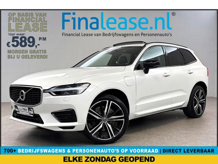 Volvo XC60 T8 2.0 Plug-In Hybrid AWD R-Design SOH 83% Pano, Auto's, Volvo, Lease, Automaat, SUV of Terreinwagen, Hybride Elektrisch/Benzine