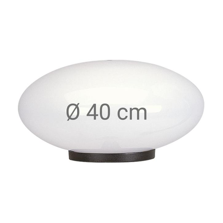 Bol opaal elips incl. flens Tuinverlichting, Tuin en Terras, Buitenverlichting, Minder dan 50 watt, Nieuw, Overige materialen
