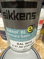 Sikkens BL Ventura Satin - RAL 9010 - 2,5 liter, Doe-het-zelf en Verbouw, Verf, Beits en Lak, Overige kleuren, Nieuw, Ophalen of Verzenden