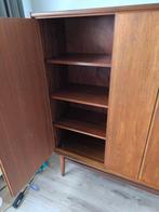 Hoog dressoir - Teak - Vintage Duits highboard, Antiek en Kunst