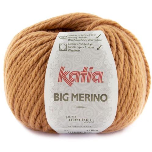 Katia Big Merino - 54 camel - Wol/Acryl Garen, Hobby en Vrije tijd, Breien en Haken, Ophalen of Verzenden