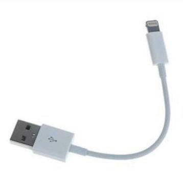 Lightning USB Kabel voor iPhone - iPad - iPod -  10cm Wit beschikbaar voor biedingen